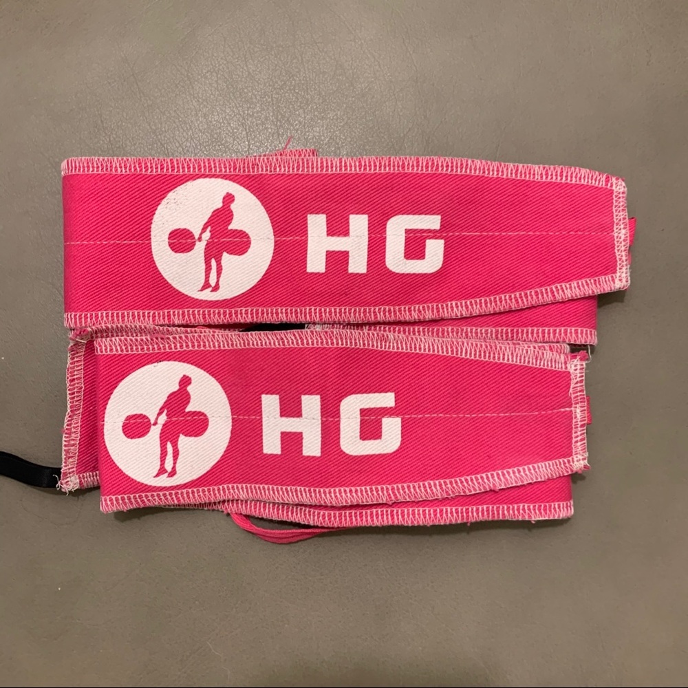 Hookgrip Pink Wrist Wraps